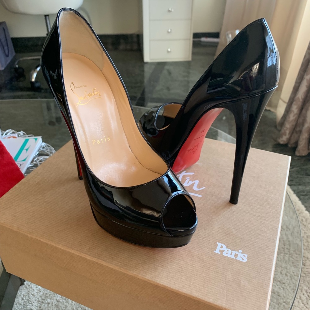 Christian Louboutin Lady Peep 150mm Size 8 UNWORN!